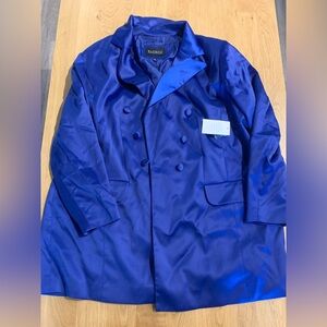 ELOQUII Satin Blue Blazer with Buttons Plus Size New with Tags